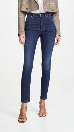 Wholesale ???? Acne Studios Peg ???? Jeans Peg Dark Blue ????