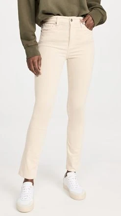 Best deal ⭐ AG Mari High Rise Slim Straight ???? Jeans White Cream ????