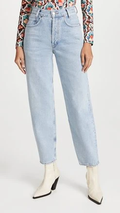 Best Pirce ???? AGOLDE Tapered Baggy High Rise ???? Jeans Dimension ????
