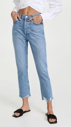 Discount ???? AGOLDE Riley Crop ???? Jeans Haven ????