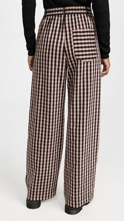 Best Sale ???? BAUM UND PFERDGARTEN Norina Pants Camel Check ❤️ -Vince shop baumu3037270901 1662735552232 2 0. UX540 . QL90