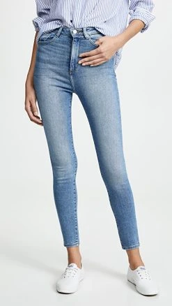 Deals ???? DL1961 Chrissy Ultra High Rise Skinny ???? Jeans Weymouth ⌛