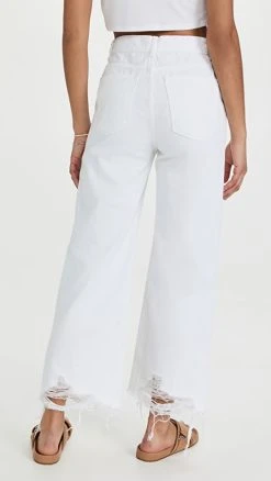 Budget ???? DL1961 Hepburn Wide Leg High Rise ???? Jeans White Distressed ⌛ -Vince shop dldll4085717594 1646322217131 2 0. UX540 . QL90