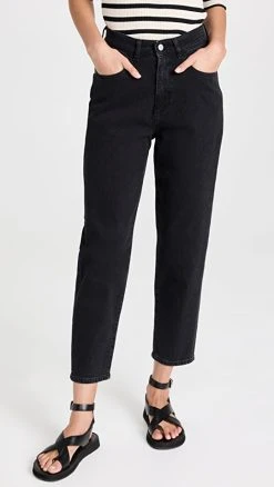 Top 10 ???? DL1961 Sydney Girlfriend Tapered ???? Jeans Nightshade (Vintage) ????