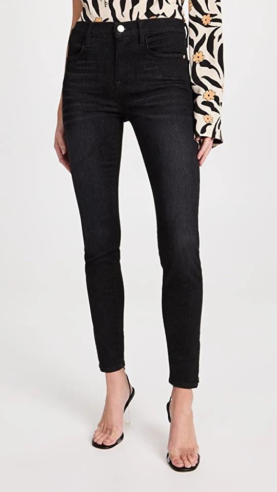 Wholesale ⌛ FRAME Le High Skinny ???? Jeans Corvo Slit ✔️ 4 Wholesale ⌛ FRAME Le High Skinny ???? Jeans Corvo Slit ✔️ - Image 2