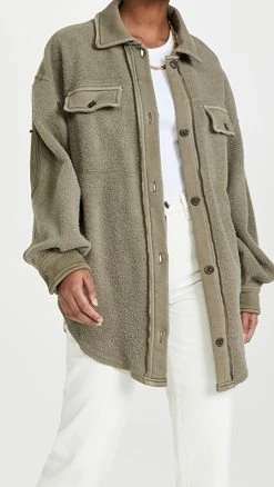Buy ???? Free People Ruby Jacket Dirty Olive ????
