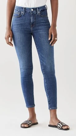 Hot Sale ???? Good American Good Legs Crop Extreme V Blue615 ????