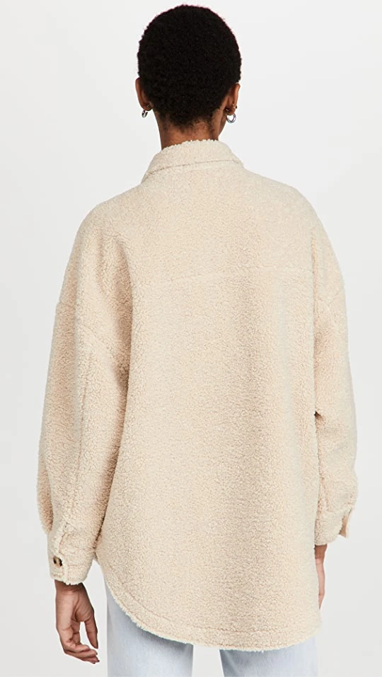 Outlet ???? Good American Contour Sherpa Jacket Tusk001 ???? 4 Outlet ???? Good American Contour Sherpa Jacket Tusk001 ???? - Image 2