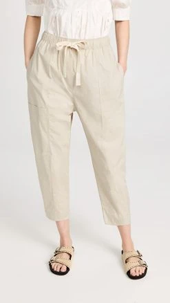 New ???? Lee Mathews Poplin Pants Stone ????