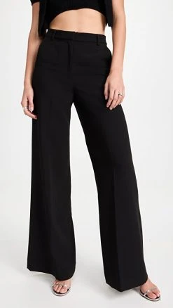 Discount ???? L'AGENCE Pilar Wide Leg Pants Black ????