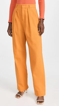 Best Pirce ???? MARA HOFFMAN Marella Pants Mustard ⭐