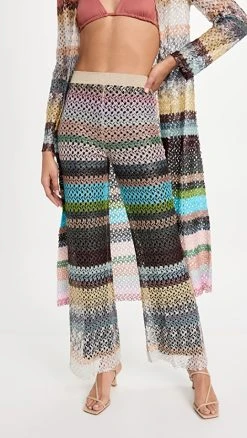 Hot Sale ???? Missoni Striped Trousers Urban Multi ????