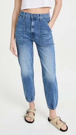 Discount ???? MOTHER Wrapper Patch Springy Ankle ???? Jeans We The Animals ⌛