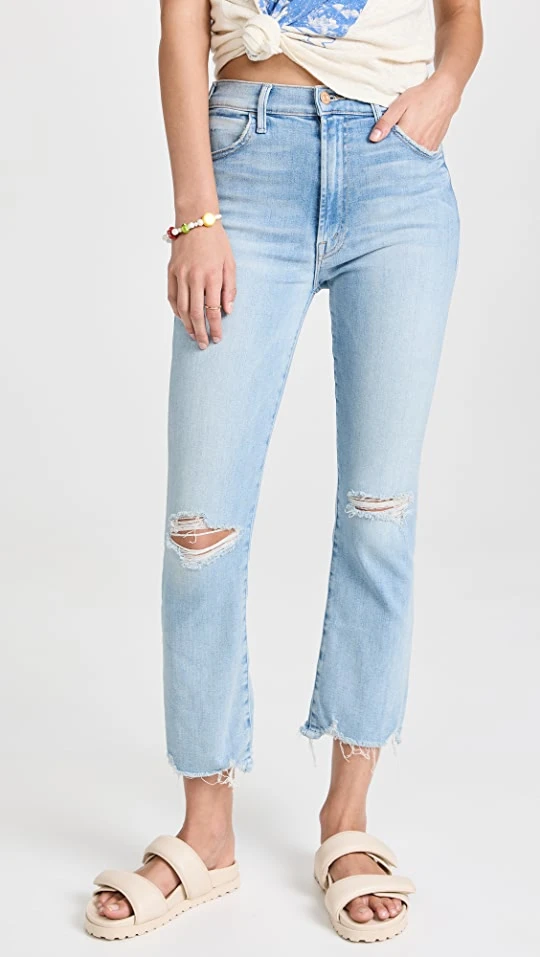 Hot Sale ⌛ MOTHER The Hustler Ankle Chew ???? Jeans Petal Plucker ???? 3 Hot Sale ⌛ MOTHER The Hustler Ankle Chew ???? Jeans Petal Plucker ????