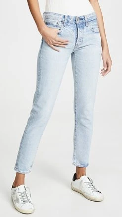 New ???? MOUSSY VINTAGE Camilla Tapered ???? Jeans Light Blue ????