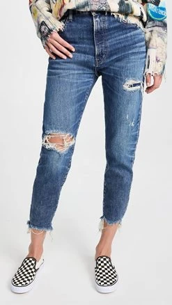 Outlet ???? MOUSSY VINTAGE Mv Adrian Friend ???? Jeans Blue ????