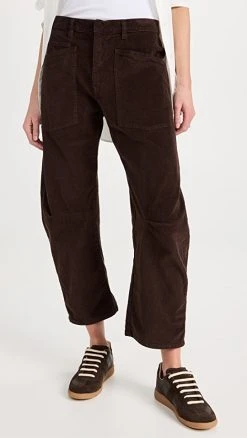 Outlet ???? Nili Lotan Corduroy Shon Pants Espresso ????