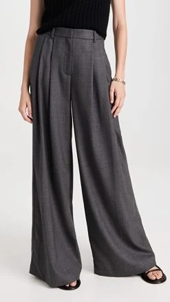 Discount ???? Nili Lotan Dillon Pants Charcoal Melange ????