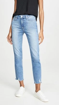 Best Sale ⌛ PAIGE Cindy ???? Jeans With Destroyed Hem Mel ????
