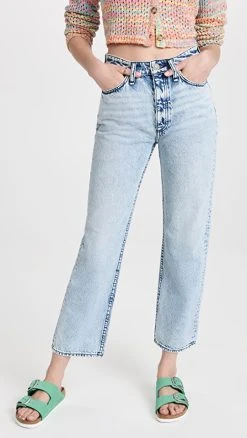Cheapest ???? Rag & Bone Alex High-Rise Ankle Straight ???? Jeans Venice ????