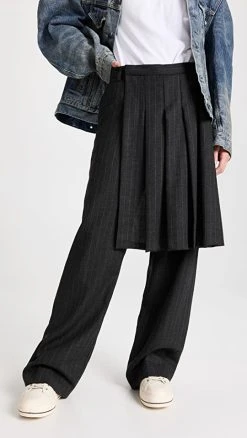 Best deal ???? R13 Kilted Trousers Grey Pinstripe ????