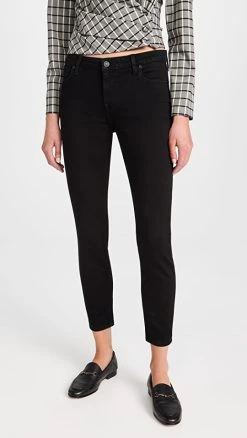 Buy ???? 7 For All Mankind (B)air Ankle Skinny ???? Jeans B(air) Black ????
