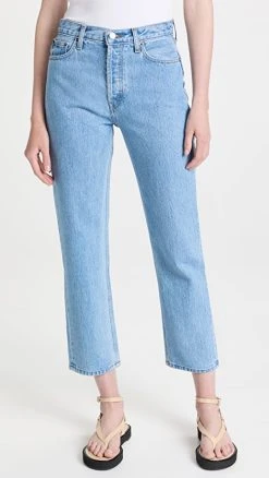 Brand new ???? Still Here Mid-Century Rainbow Tate ???? Jeans Vintage Blue ✔️ -Vince shop sther3001310791 1652462306592 2 0. UX540 . QL90