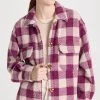 Best Pirce ???? Z Supply Plaid Tucker Jacket Berry ⭐